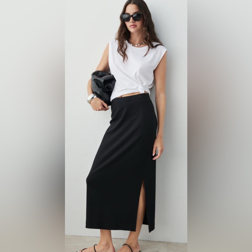 AYR Black Maxi Skirt